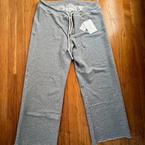 The GREAT ~ Wide Leg Cropped Sweatpant Size 2 (Medium) NWT